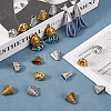 SOFPLATE 48Pcs 6 Styles Tibetan Style Alloy Beads Cones & Caps FIND-SP0001-61-4