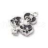 Alloy Enamel Pendants PALLOY-V002-02P-03-2