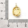 Brass Pave Natural Pearl Oval Charms KK-V011-45A-G-3