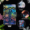 50Pcs Double Face Laser Rectangle PE Cellophane Bags ABAG-TAC0013-14A-4