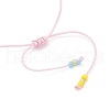 Adjustable Natural Pearl & Miyuki Seed Braided Beaded Bracelet for Women BJEW-O187-04-3