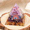 Resin Orgonite Pyramid Home Display Decorations G-PW0004-56A-07-1
