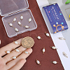 Natural Cultured Freshwater Pearl Potato Connector Charms PALLOY-SC00014-3