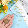 Beebeecraft Brass 14Pcs Micro Pave Cubic Zirconia Pendants ZIRC-BBC0001-60-3