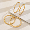 4Pcs Elegant Zinc Alloy Twisted Bangle Set for Women IW6232-3-3