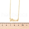 201 Stainless Steel Pendant Necklace for Women NJEW-F335-02G-06-3