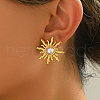 Stainless Steel Flower Stud Earrings WR1793-4