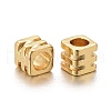 Brass Spacer Beads KK-K249-02A-G-2
