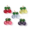 Glass Charms PALLOY-JF02935-1