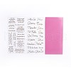 Blessing Theme Waterproof Self Adhesive Hot Stamping Stickers Sets DIY-WH0162-95-2