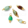 Natural Chrysoprase Links Connectors PALLOY-JF01091-06-1