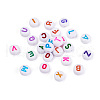Craftdady 1300Pcs 26 Style Initial Acrylic Beads OACR-CD0001-01-9