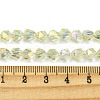 Electroplate Glass Beads Strands EGLA-K061-07A-FR03-4