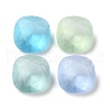 Frosted Glass Rhinestone Cabochons RGLA-G022-03A-1