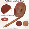 1.6M Flat AB Grade Cowhide Leather Cord AJEW-WH0007-59A-04-2