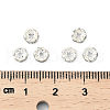Brass Crystal Rhinestone Spacer Beads X-RB-A014-L5mm-01S-3