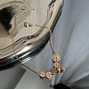 304 Stainless Steel Chain Anklets with Brass Charms WGE11C3-03-1