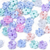 Resin Imitation Pearl Bead Caps X-RESI-N036-03-1