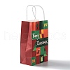 Christmas Theme Kraft Paper Gift Bags CARB-L009-AM-2