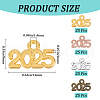 SOFPLATE 100Pcs 4 Colors Alloy Pendants FIND-SP0002-36-2