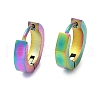 304 Stainless Steel Polishing Effect Hoop Earrings EJEW-M001-35A-4