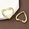 Brass Hoop Earrings EJEW-D323-01G-3