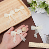Lace Bowknot Shoe Decorations FIND-WH0126-646A-3
