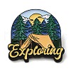 Outdoor Camping Theme Enamel Pins JEWB-F030-01-1