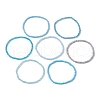 7Pcs 7 Colors Round Glass Seed Beaded Stretch Bracelets BJEW-JB10417-2