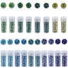 SUNNYCLUE 90g 9 colors 11/0 Two Cut Round Hole Glass Seed Beads SEED-SC0001-25A-1