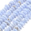 Natural Blue Lace Agate Chip Beads Strands G-NH0016-J01-01-1