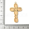 304 Stainless Steel Rhinestone Pendants STAS-V015-04B-G-3