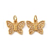 304 Stainless Steel Rhinestone Pendants STAS-U061-39G-02-1