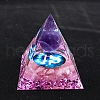 Luminous Constellation Orgonite Pyramid Resin Energy Generators PW-WGB3061-07-1