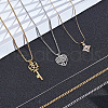 Unicraftale 304 Stainless Steel Box Chain & Snake Chain & Curb Chain Necklaces Sets NJEW-UN0001-14-3