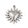 304 Stainless Steel Pendants STAS-D366-01K-P-1