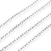 Tarnish Resistant 304 Stainless Steel Cable Chains CHS-L024-018P-3