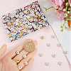 SOFPLATE 300pcs 10 Colors Brass Rhinestone Spacer Beads RB-SP001-07A-3