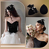 10Pcs EVA Cloth Teardrop Fascinator Hat Base for Millinery AJEW-FG0004-53A-6