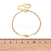 304 Stainless Steel Knotted Link Bracelets BJEW-R027-04G-5
