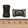 Tibetan Agate 3-Eye Beads G-U029-A01-3