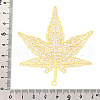 Brass Filigree Big Pendants KKC-T003-19G-3