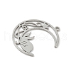 304 Stainless Steel Pendants STAS-Q354-01P-2