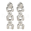 Non-Tarnish 304 Stainless Steel Stud Earrings EJEW-S229-11P-1