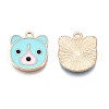 Alloy Enamel Pendants ENAM-N054-75B-3