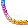 Electroplate Synthetic Non-magnetic Hematite Beads Strands G-F740-01C-3