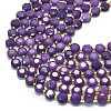 Natural Quartz Dyed Beads Strands G-C116-A35-02-3