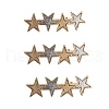 Star Alloy Alligator Hair Clips PW-WGF5488-01-4