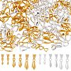 SUNNYCLUE 120Pcs 6 Styles Brass Ice Pick Pinch Bails for Pendant Making KK-SC0005-18-1