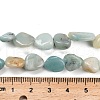 Natural Flower Amazonite Beads Strands G-P568-C18-01-5